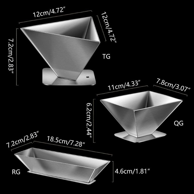 Stainless Steel Zongzi Mold DIY Traditional Chinese Food Rice Dumplings Rice Balls Making Molds Triangular Trapezoidal