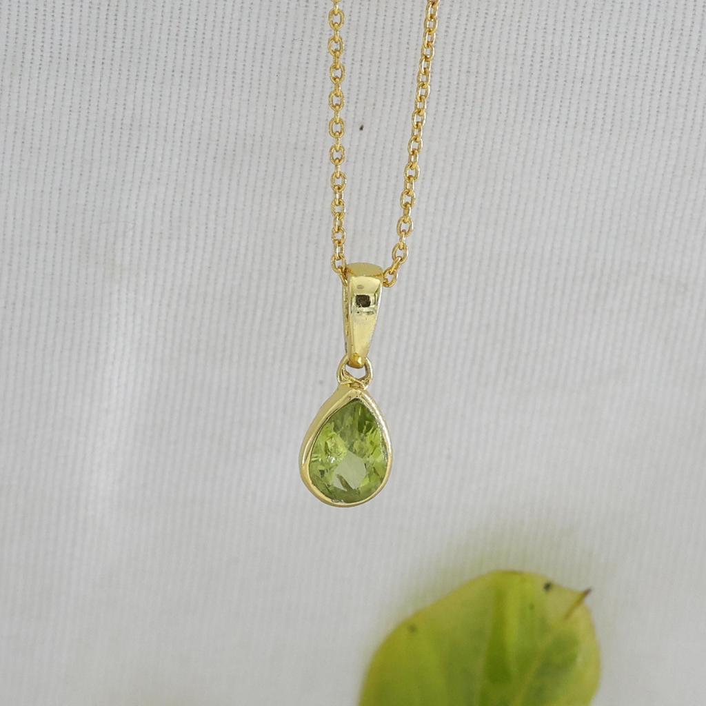 Silver Necklace, Gold Plated Jewelry, Women Necklace, Gift For Her, Birthstone Jewelry