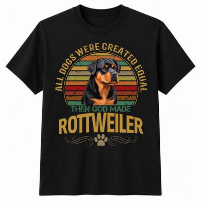 Funny Rottweiler Shirt Rottie Dog Lover Graphic Tee Pet Lover Gift