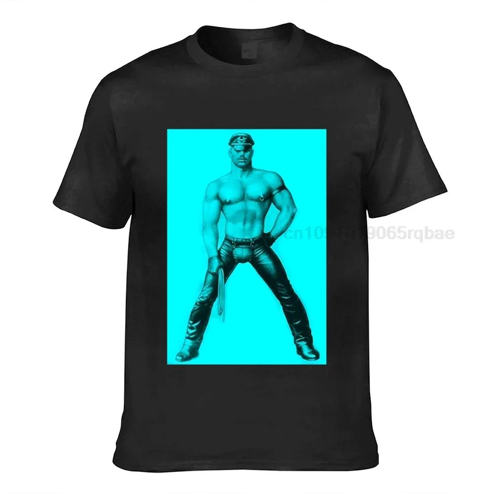 Gay Tshirt Physique Pictorial Tom Of Finland Leather Pants Wip Fetish Lgbt Lgbtq 5569