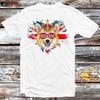 Corgi British Dog Union Jack Flag England Crown Queen Jubilee T Shirt B1421