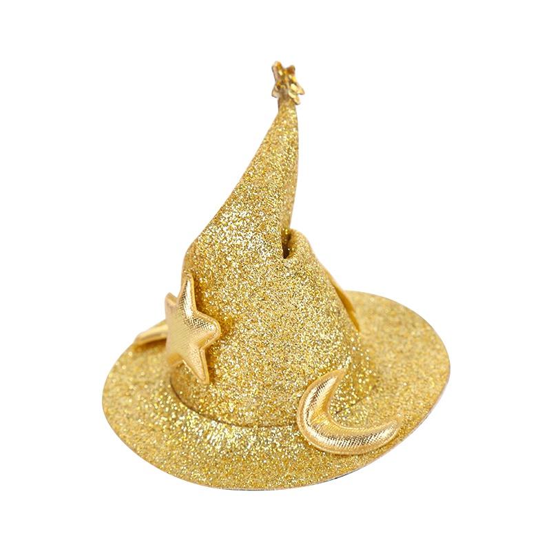 

Заколки для волос в форме шляпы ведьмы на Хэллоуин Креативная шпилька для волос на Хэллоуин