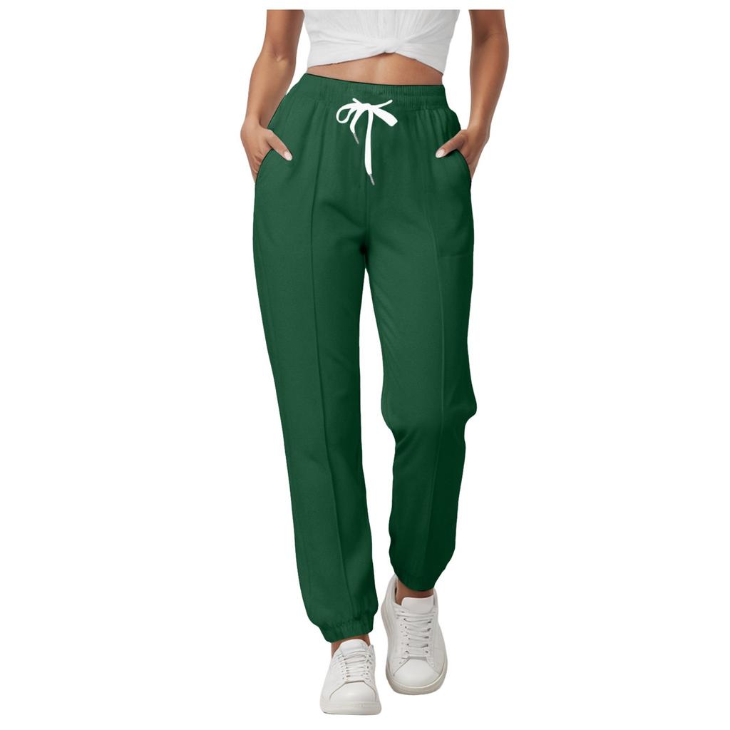 Solid Color Women Pants Pocket Long Women Casual Harem Pants Streetwear Tracksuit Pants For Women Jogging Sports Pants