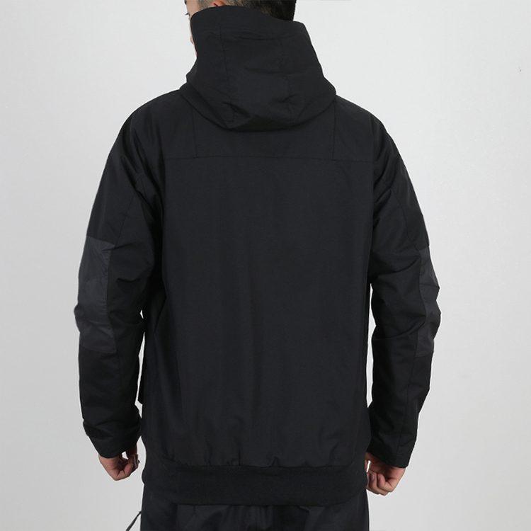 Adidas Th Jkt Func Workwear Fleece Lined Casual Sports Hooded Jacket Winter Men's Black GM4397