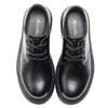Martin boot hole small leather shoes women's low top, genuine leather British round head casual student muffin bottom short boots