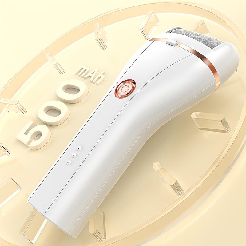 Rechargeable Electric Foot Callus Removal Kit-Portable Pedicure Tool for Dead Skin,hard cracks-Oil-free,lithium Battery USB Rechargeable Foot Device