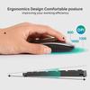 Stock Multi-devices Standard Rechargeable Dual Mode 2.4G Wireless BT 5.0 Ergonomic Office Set Keyboard and Mouse