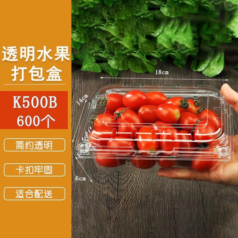 Homeglen Disposable Transparent Fruit Packaging Boxes