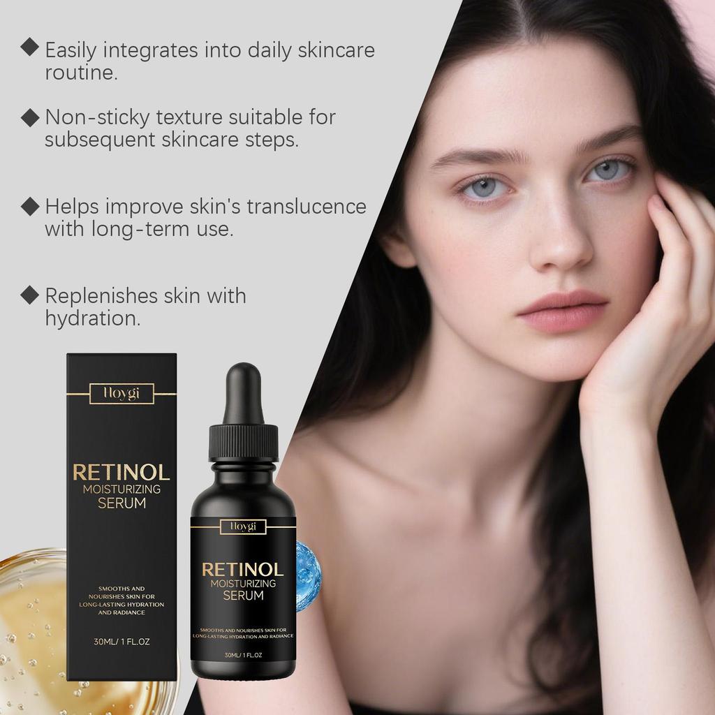 Retinol Moisturizing Serum, Hydrating Daily Facial Care
