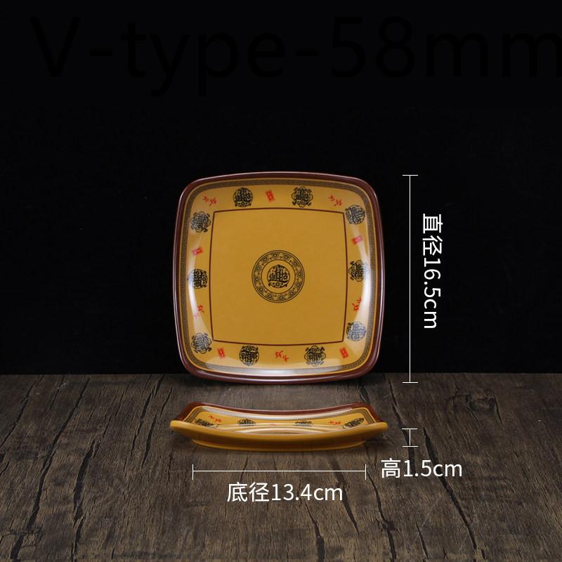 1PC Large Size Plastic Ramen Bowl Not Easily Broken Melamine Dinner Plates Household Commercial Tableware Kitchen Accessories