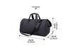 Large Capacity Travel Cylinder Bag - Multipurpose Outdoor Fitness & Foldable Suit Storage