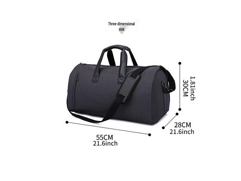 Large Capacity Travel Cylinder Bag - Multipurpose Outdoor Fitness & Foldable Suit Storage