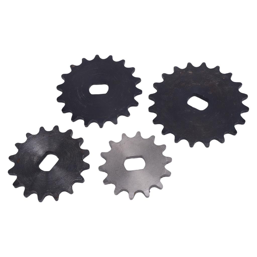 420 Chain Sprocket 14T 16T 18T 20T Sprocket Inner Diameter 12x17mm H Hole Motor Chain Sprocket