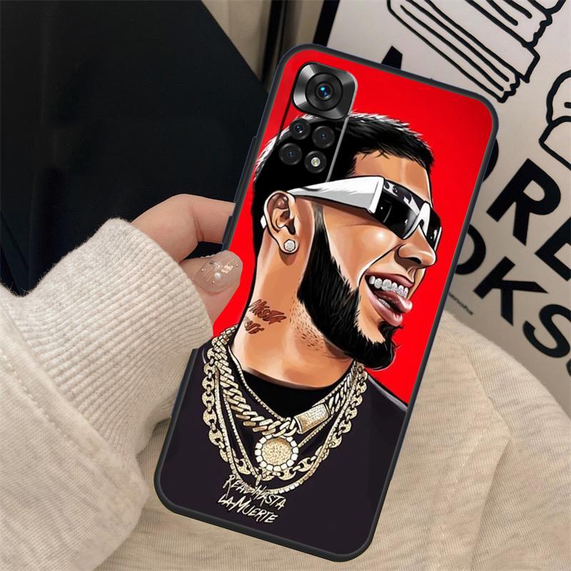 Anuel AA Case For Xiaomi Redmi Note 12 Pro 11 Pro 8 9 10 Pro Note 12S 10S 11S 10A 9C 10C 12C Cover