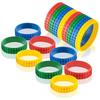 5/20pcs Building Block Bracelets Kids Party Favors Colorful Stretchy Rubber Wristbands for Boys Girls- Fun Birthday Party Gifts 5