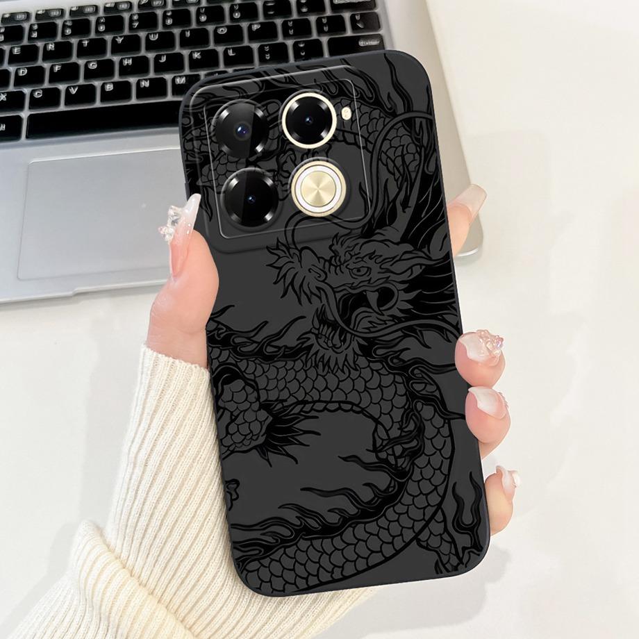 Soft Silicone Phone Case For Infinix Note 40 Pro 4G 5G Note40 Pro+ 40x Funda Cartoon Animals Flower Fashion Printed Back Cover