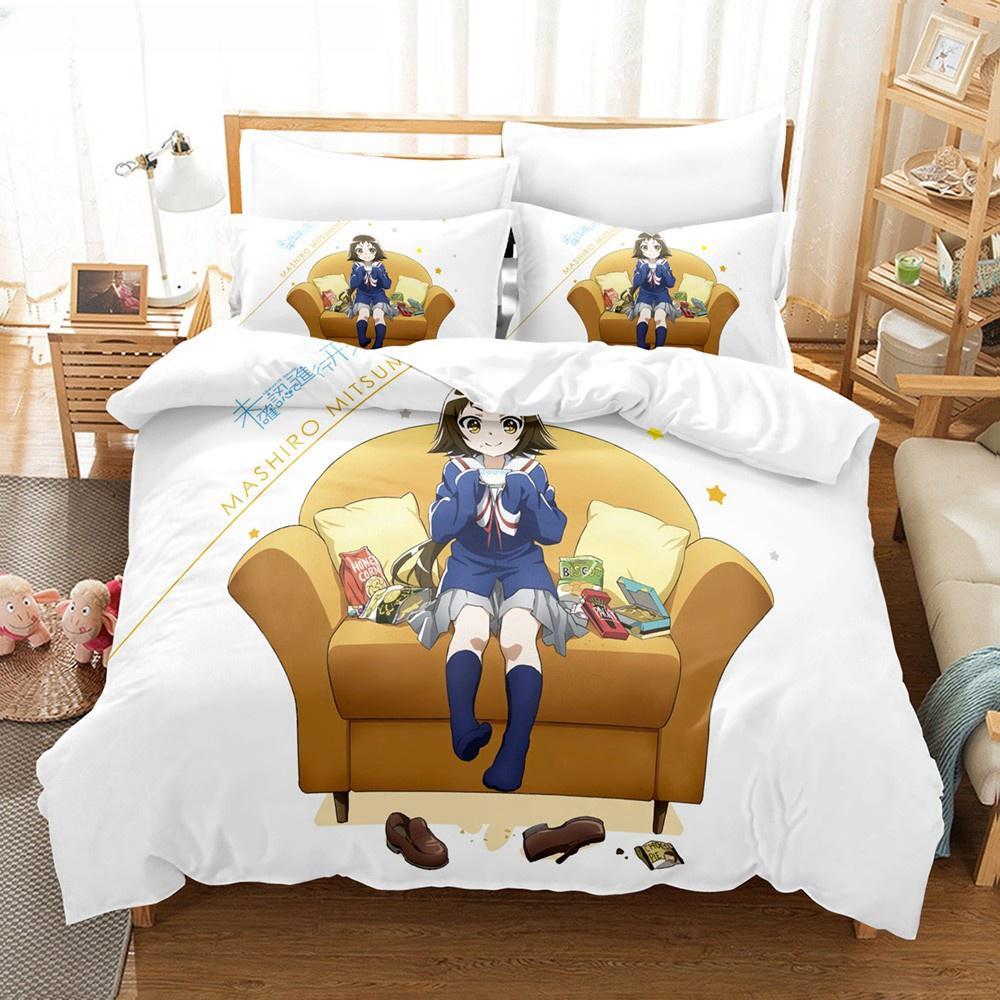 Engaged To The Unidentified Anime Bedding Set Pillowcases Single Full Queen King For Girl Kids Anime 3D Bedding Set Duvet Covers