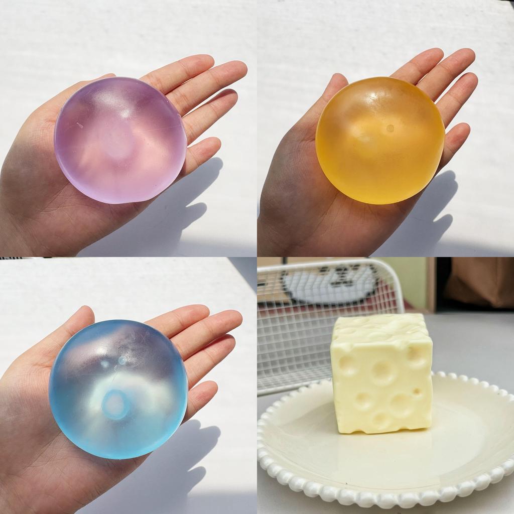 Tpr Stress Relief Toy With Soft Plastic Moldable Balls For Kids And Teens