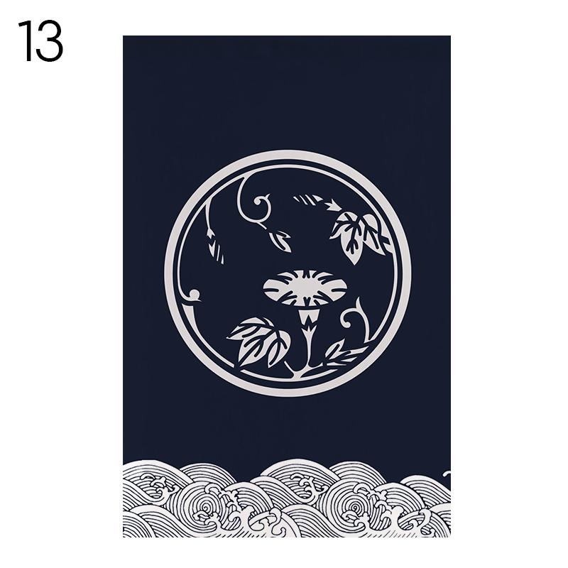 Japanese Tea Room Partition Pennant Kitchen Door Head Curtain Teahouse Hanging Short Curtain Sushi Restaurant Pub Bar Decor