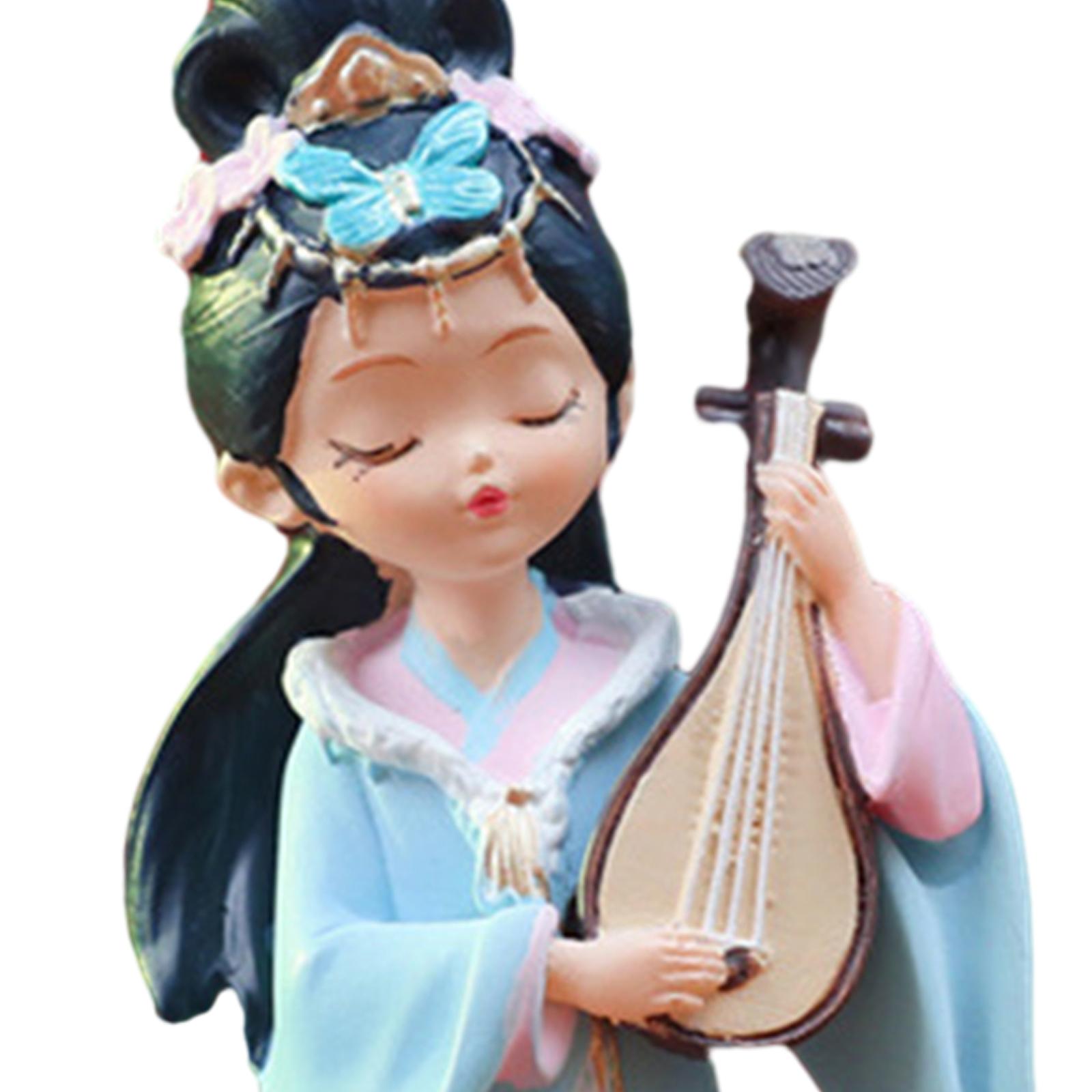 Chinese Ancient Beauty Statue Ornament for Fireplace Birthday Living Room Yang Guifei