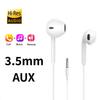 Type C Headphones Wired Earbuds For Xiaomi 15 14 13 12 3.5mm In-Ear For Redmi K60 Huawei Samsung Tablet Headset Accessories