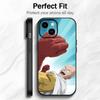 Epic Humorous Japanese Anime O-One Punch Man Phone Case Phone Case Soft Packaging Lightweight For iPhone17 16 15 14 13ProMax