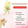 Brocade Tulip Mugwort Health Hammer: Exquisite Meridian Massage Hammer, Perfect Gift for Girls.
