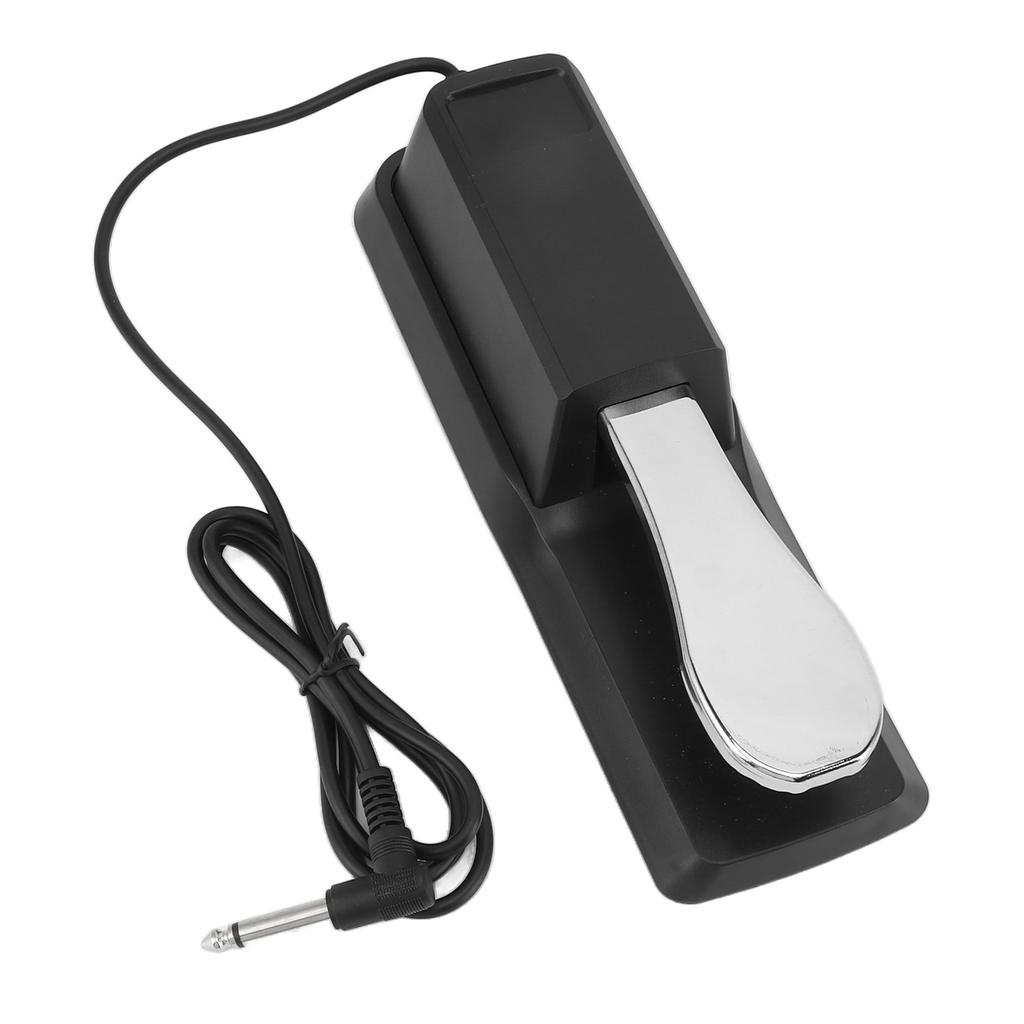 Sustain Pedal Metal Universal Piano Keyboard Support Instrument Accessories Silver
