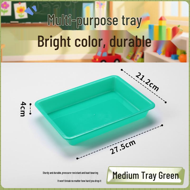 Mehrzweck-Kunststofftablett: Katzentoilette, Aufbewahrung, Malerei & Experimentelle Nutzung für Studenten