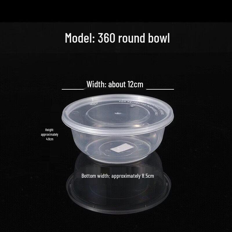 Large Rectangular Disposable Plastic Food Container