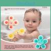 Baby Water Play Spinner Toy With Suction Cup And Sensory Development For Indoor Bathing