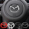 ABS Car Steering Wheel Center Sticker Car Interior Stickers Decoration Accessories for Mazda Atenza CX-4 CX-5 Axela