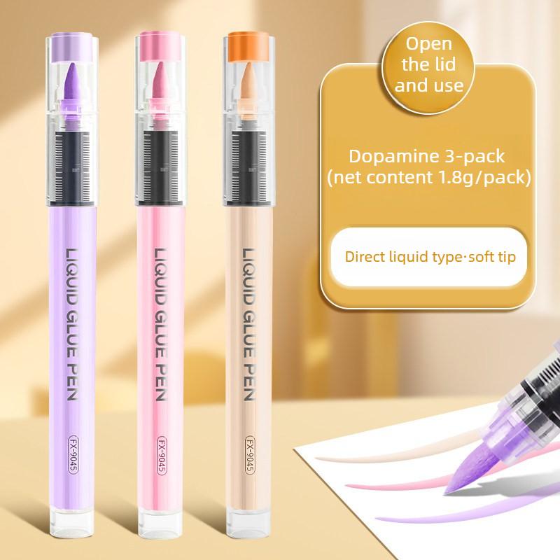 

Refillable Liquid Glue Pen Washable High Viscosity Strong Adhesive Dot Glue Pen DIY School Office Supplies Stationery