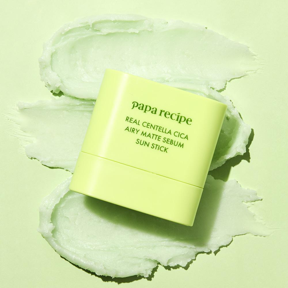 PAPA RECIPE Real Centella Cica Airy Matte Sebum Sun Stick 10g