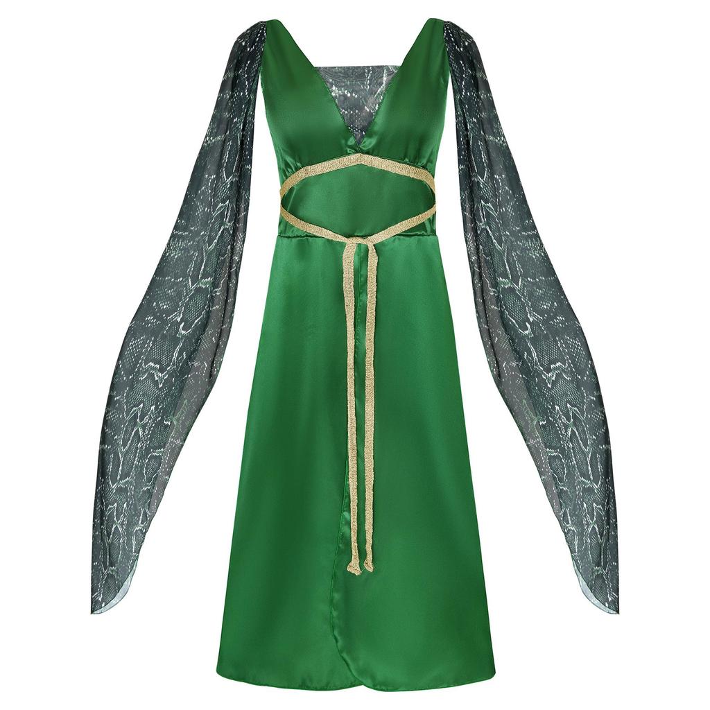 Kids Greek Mythology Halloween Costume - Medusa Snake-Haired Cosplay Outfit