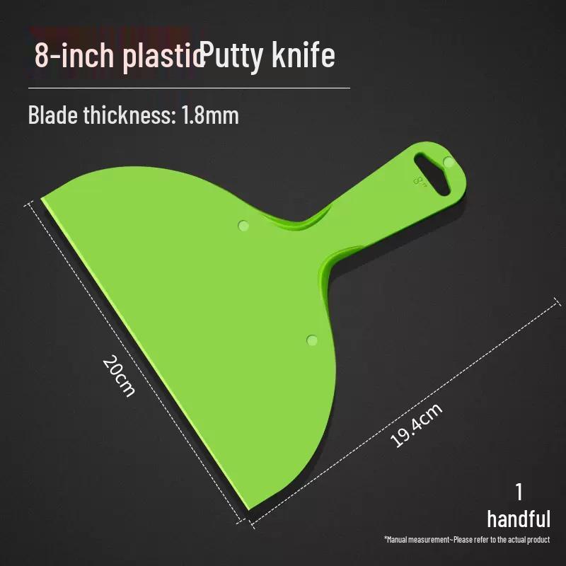 Plastic Putty Knife: Versatile Scraper for Dirt, Wallpaper, Glass, Tile, Glue, and Grout.