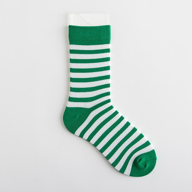 

Японские полосатые хлопковые носки женские однотонные до щиколотки стиль ботильоны Харадзюку Рождество подарок девушке розовый желтый милый One Size