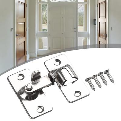 Stainless Steel 90 Degree Right Angle Door Latch Door Locks Bolt For Barn Sliding Door Flip Door Buckles Furniture Hardware Part