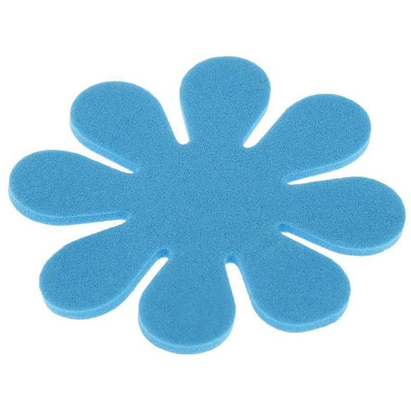 50 Pcs Mixed Foam Stickers Glitter Flower Shape Embellishment For Kids Craft