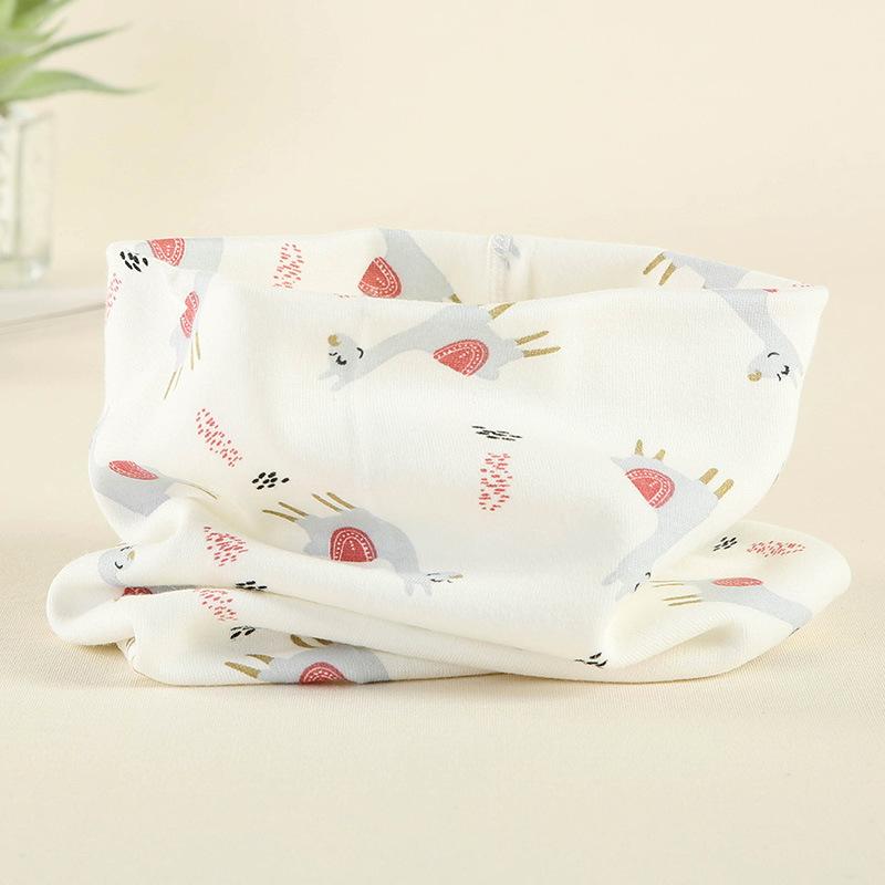 Nová jarní podzimní dětská šála Módní dětská bavlněná šála pro chlapce a dívky Šála s O-kroužkem Dětský límec Dětská nákrčník