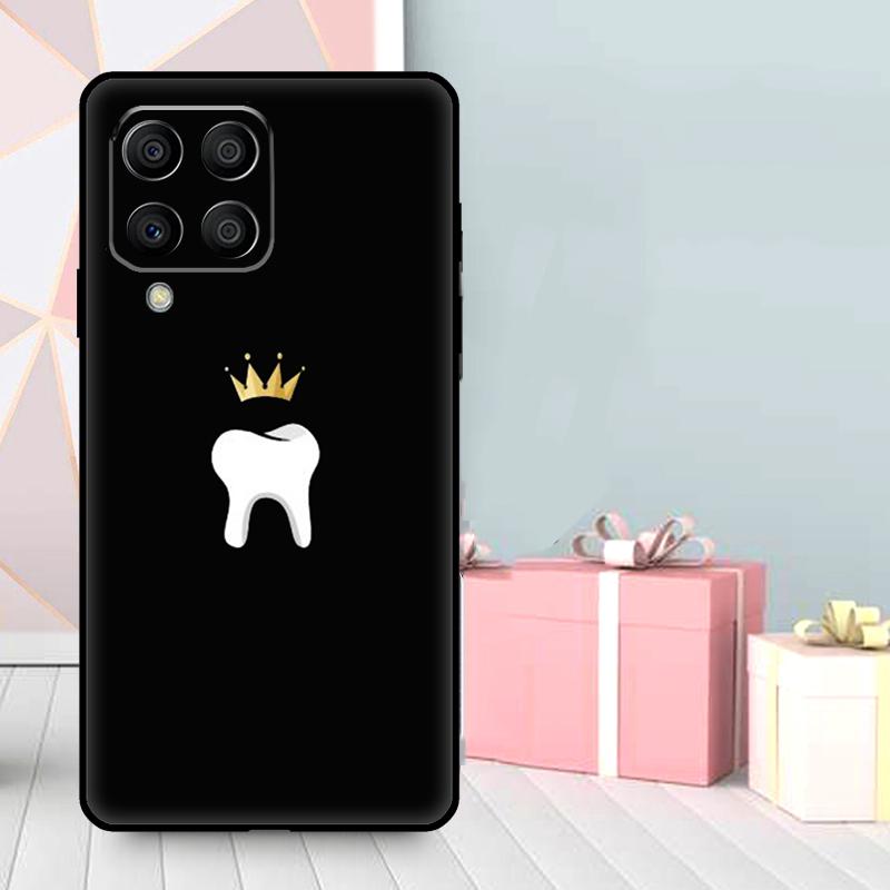 Cute Tooth Dentist Case For Samsung Galaxy M56 M52 M32 M53 M16 M11 M21 M31 M35 M12 M13 M14 M15 M36 M55 M34 M54