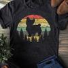 Yorkshire Terrier T-Shirt: Vintage Sunset Yorkie Gift