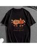 I LOVE FALL, Halloween Party Gift Fashion Unisex Shirt, Everyday Casual Street Wear,Top Loose Cotton 0 Neck Short Sleeve T-Shirt