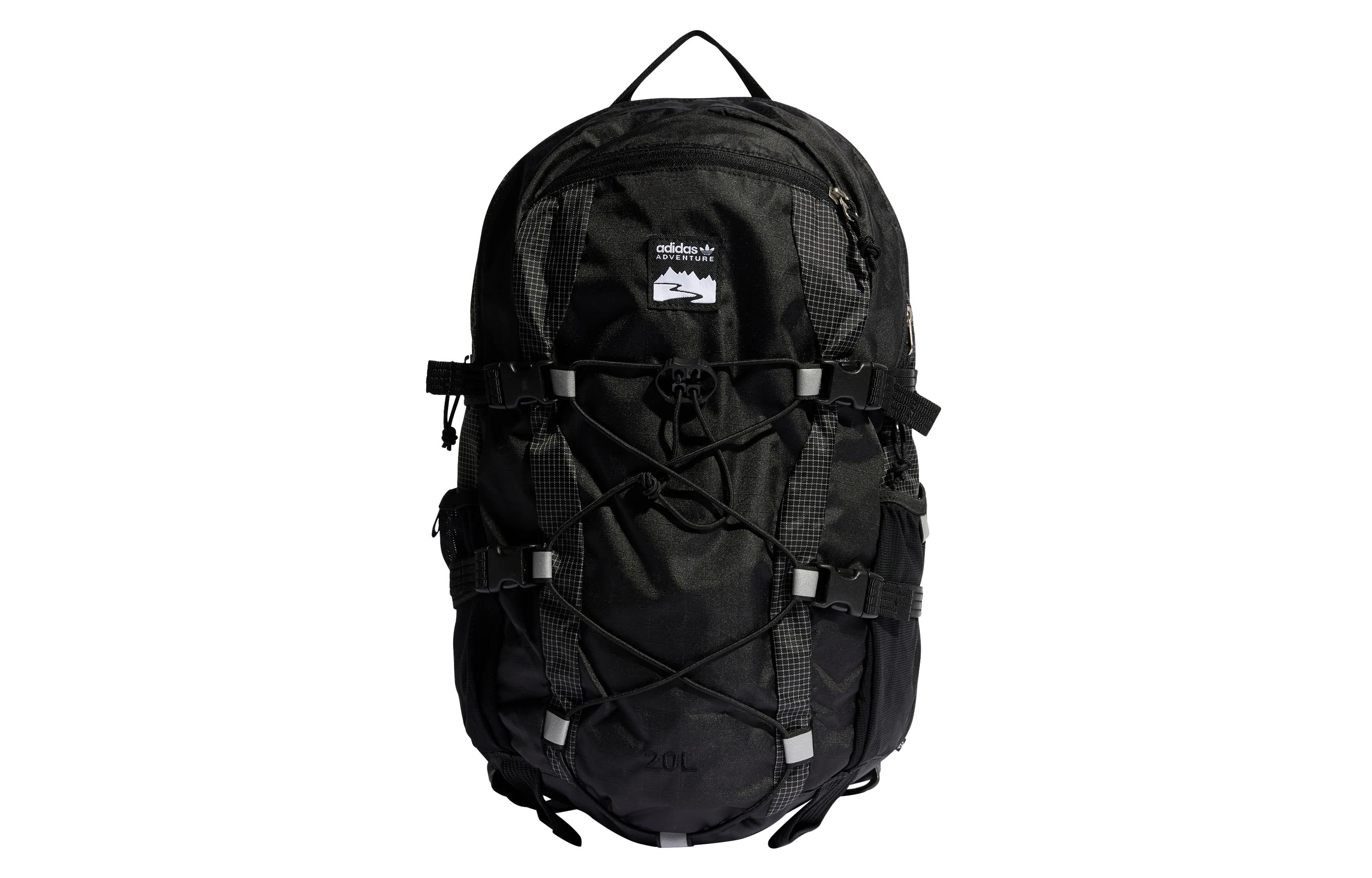 Adidas Originals Trefoil Recycled Polyester Backpack Regular Unisex Black IB9362