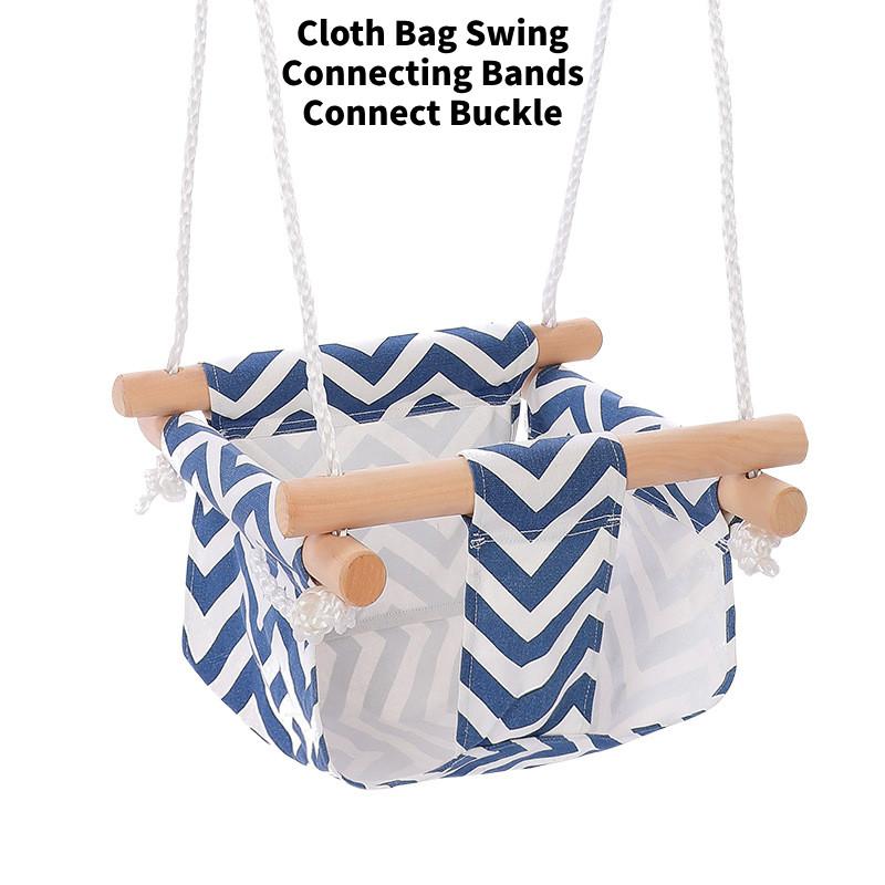 

Baby Swing Indoor Outdoor With Cotton Linen Material For Toddler Development