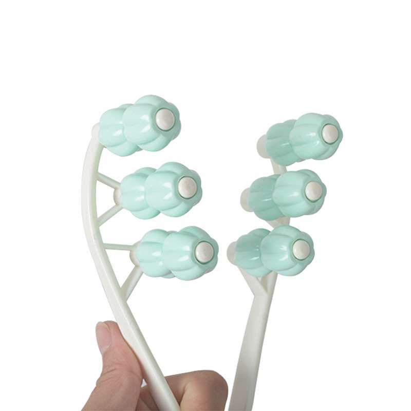 Wheel Massage Stick Roller Massager Push Face Facial Beauty Tools Care Stress Relax Tool Health Therapy Female Aerobics