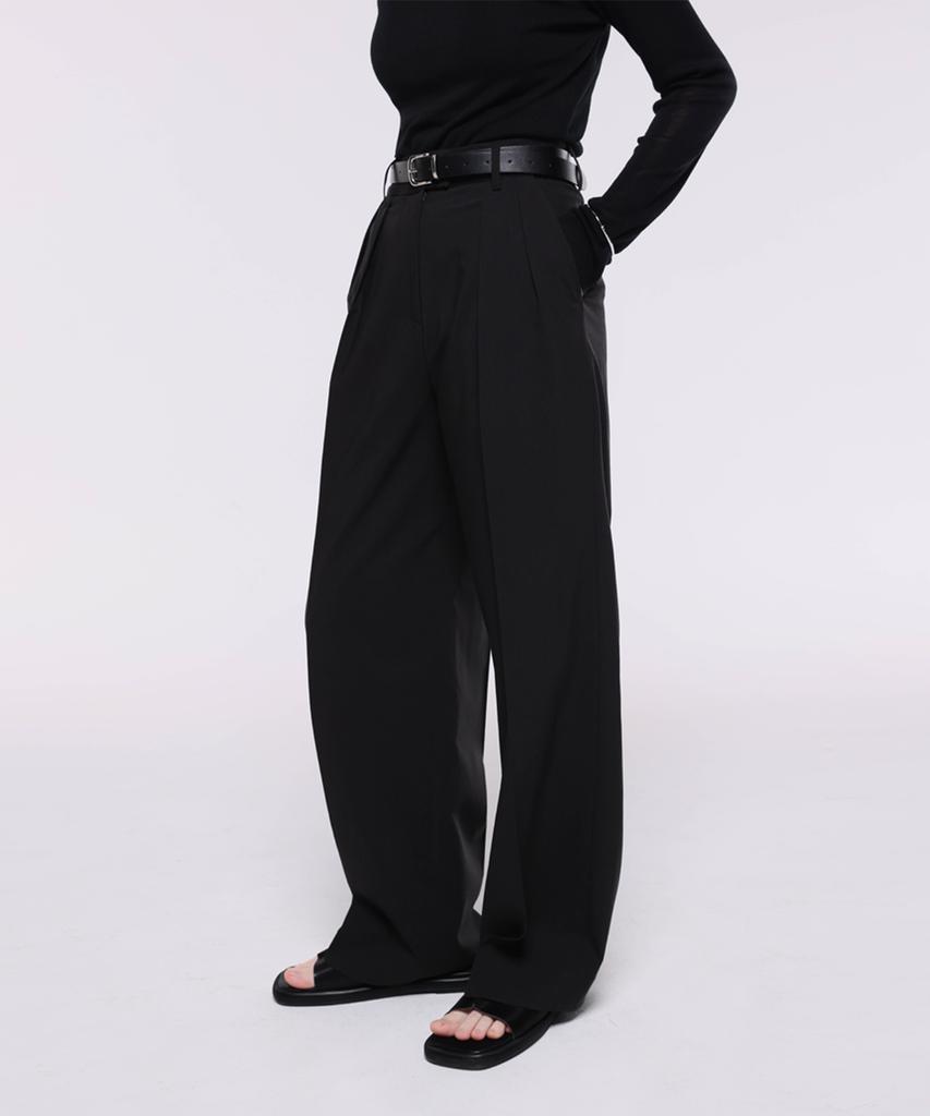 Kankeu Hidden Band Slacks - Black