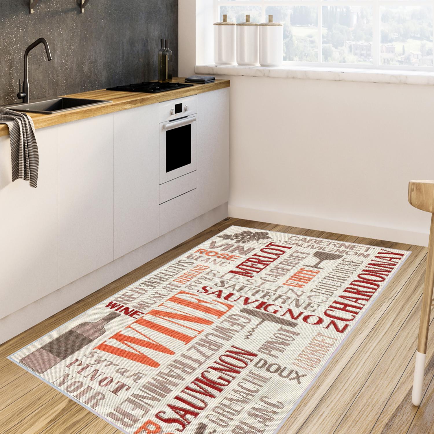 

Rovigo Home Моющийся ковер с набивным рисунком RVG2009 80 x 150 бежевый