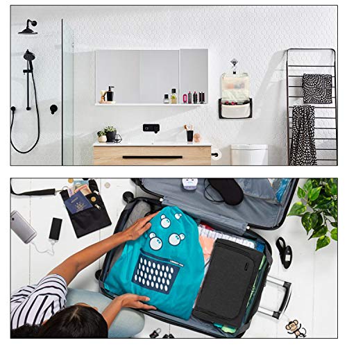 Teamoy Travel Storage Bag Compatible with Dyson Airwrap Styler, Black