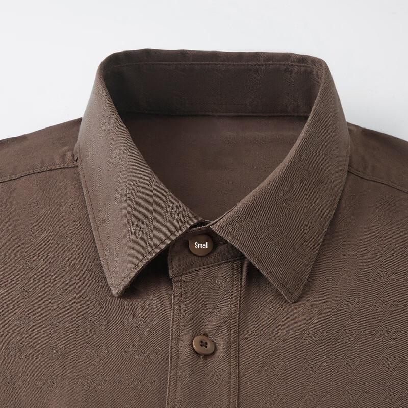 Judger Men's Long Sleeve Cotton Blend Button-Down Shirt